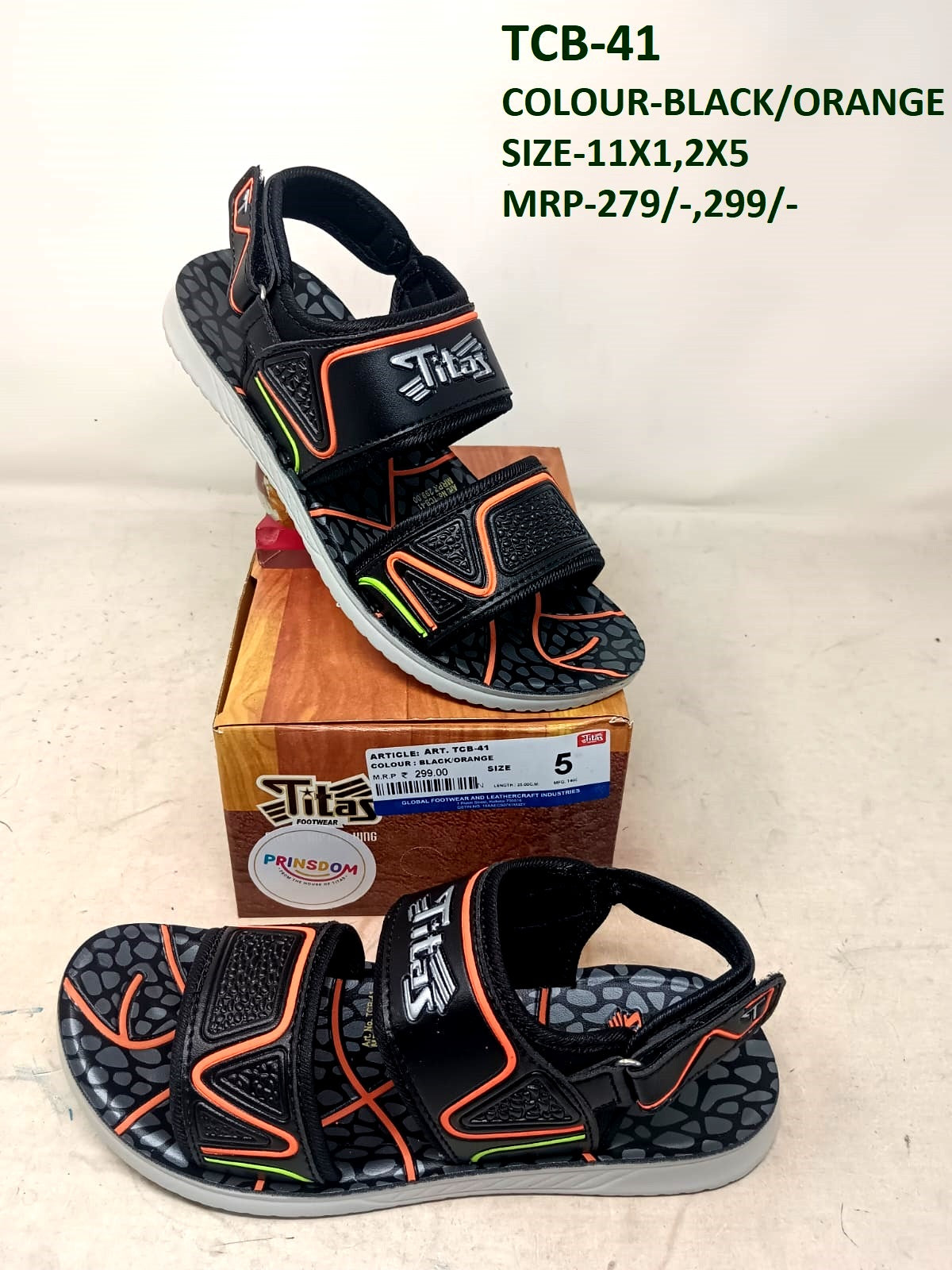 Tcb-41 - Black/Orange