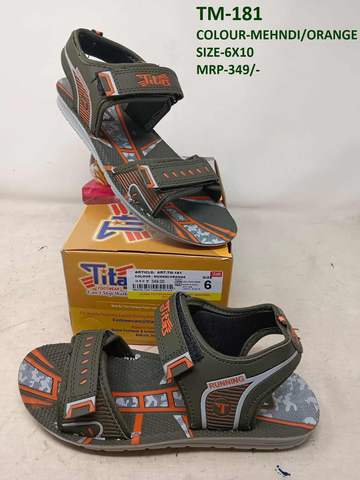 Tm-181 - Mehndi/Orange