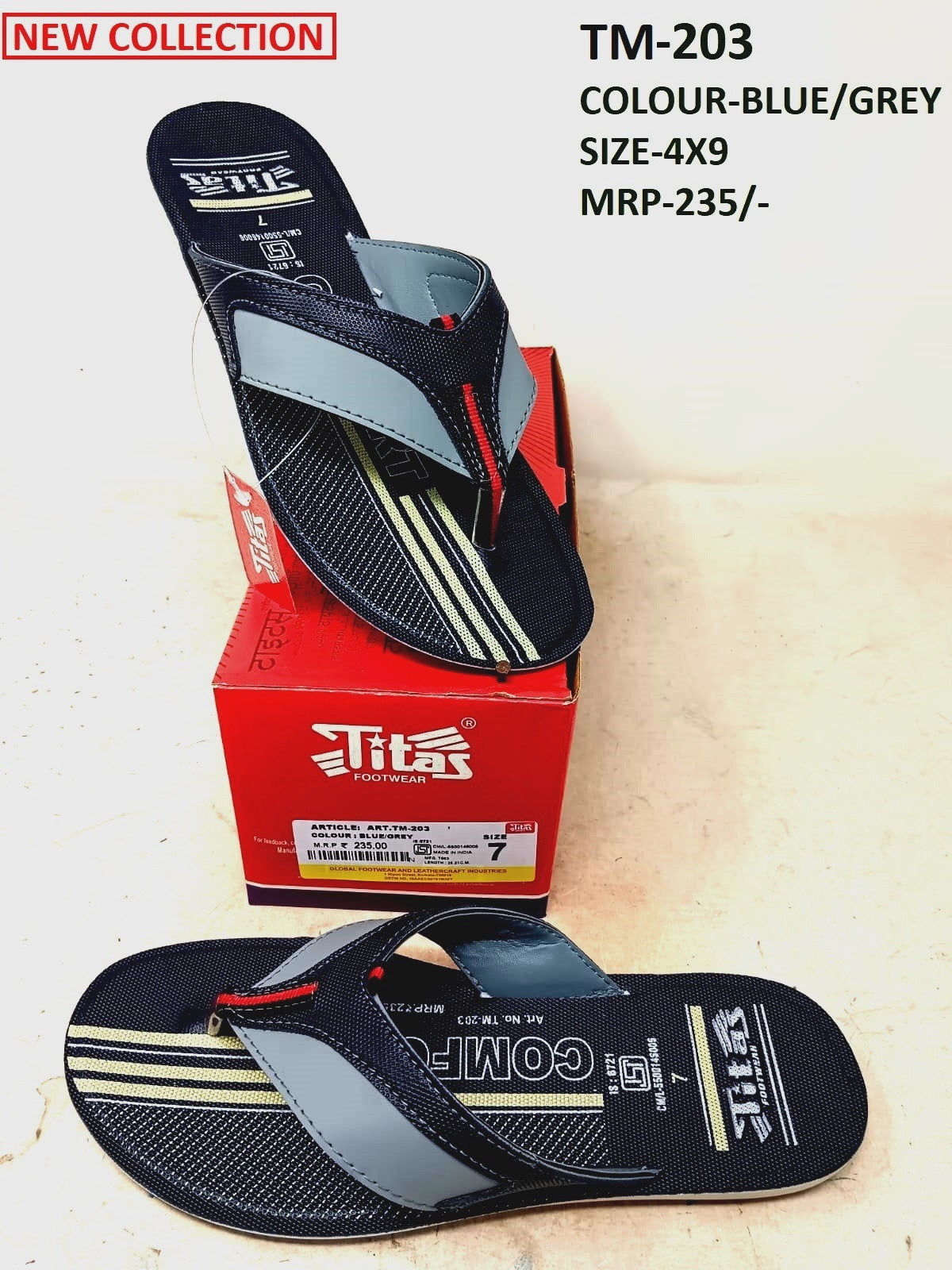 TM-203 - Blue/Grey