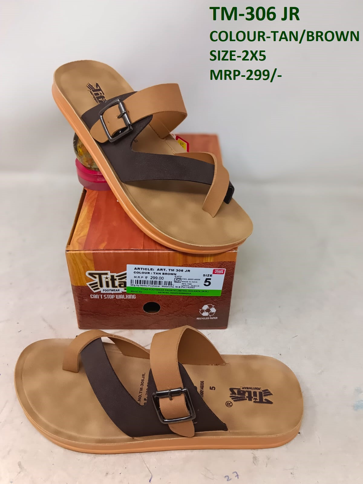TM-306 JR - Tan/Brown