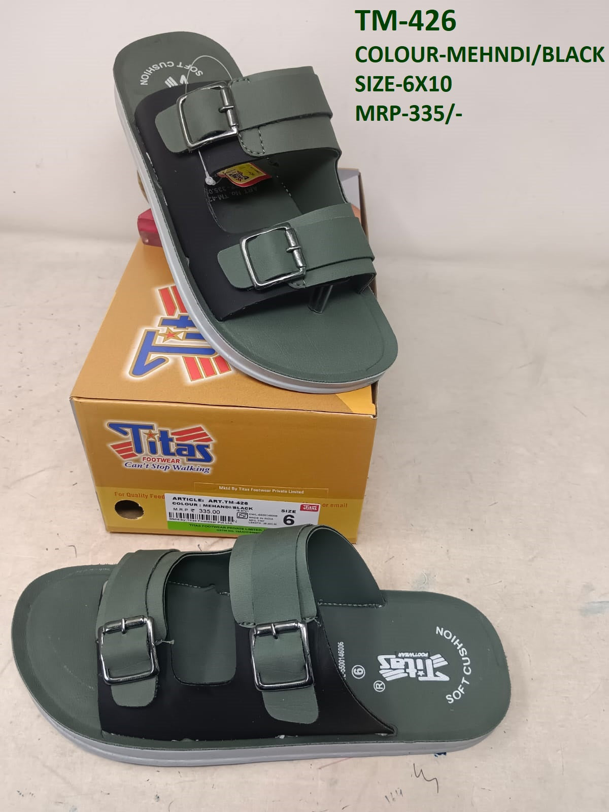 TM-426 - Mehndi/Black