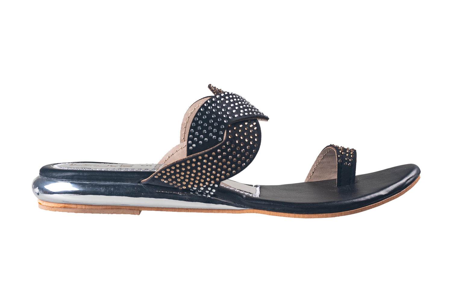 Trendz Ladies Black Chappal