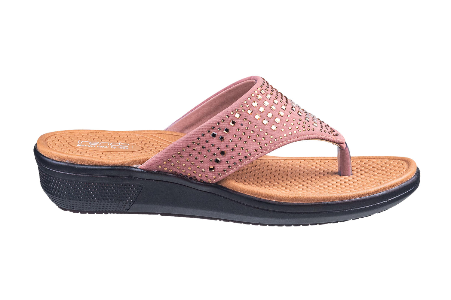 Trendz Ladies Peach Chappal