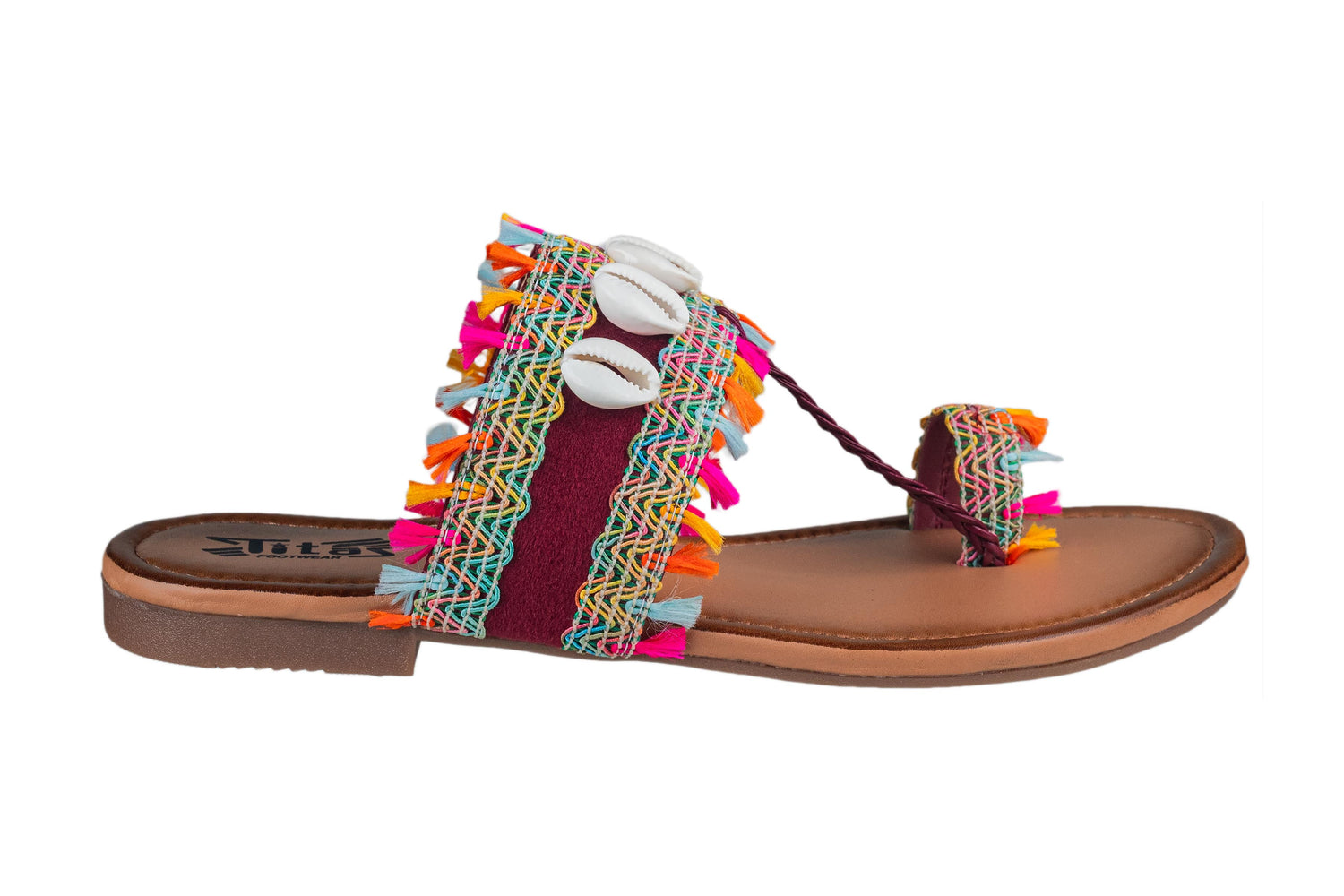 Trendz Ladies Maroon Chappal