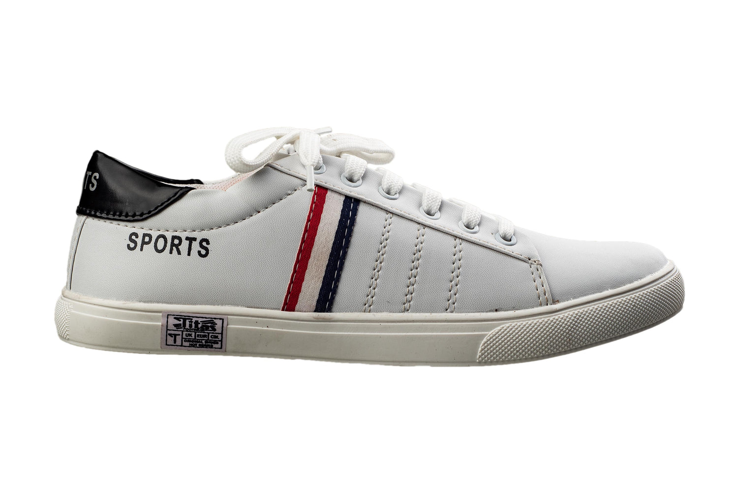 Urbanity White / Black Gents Canvas Shoe