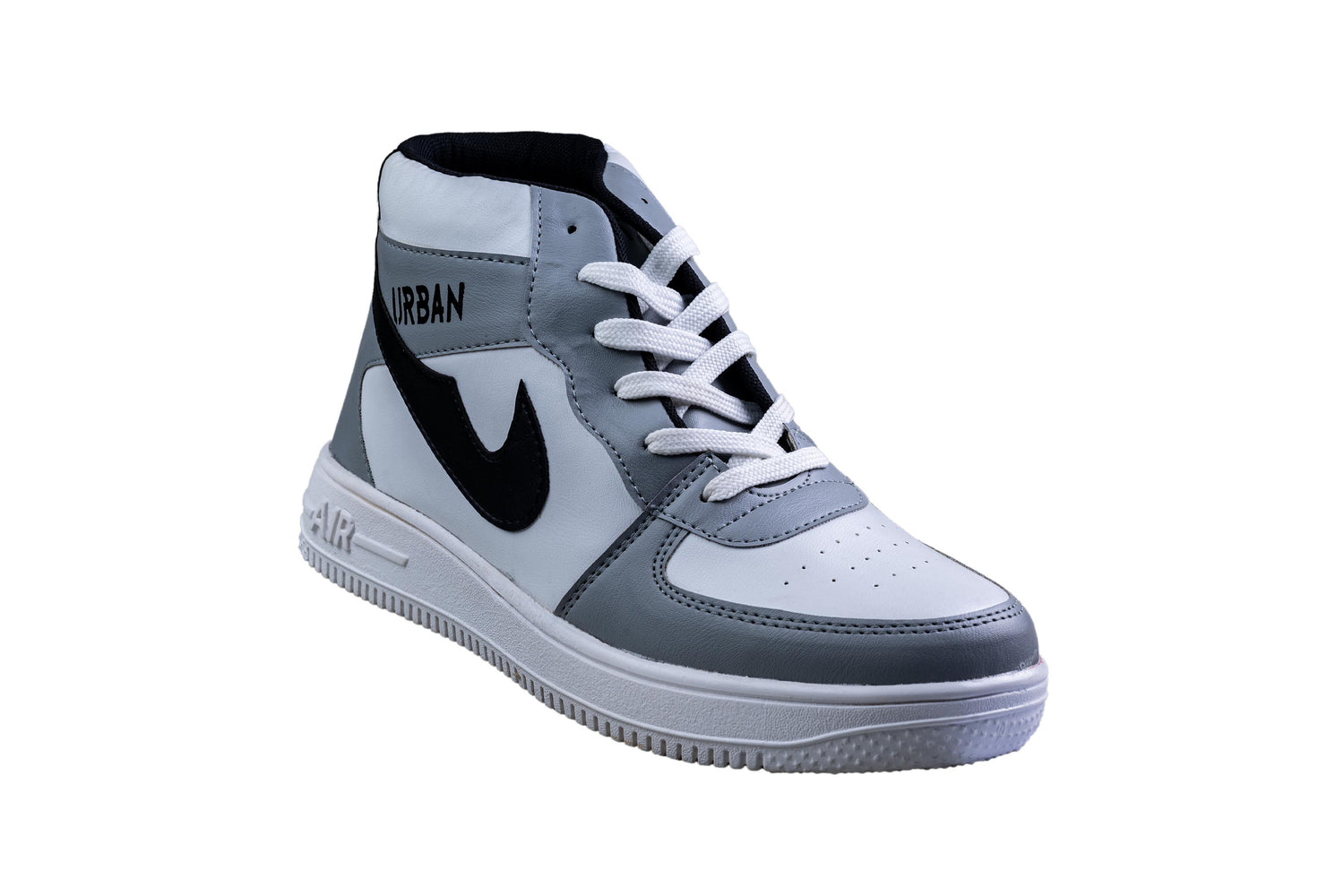 Urbanity Gents White / Grey  Canvas Shoe