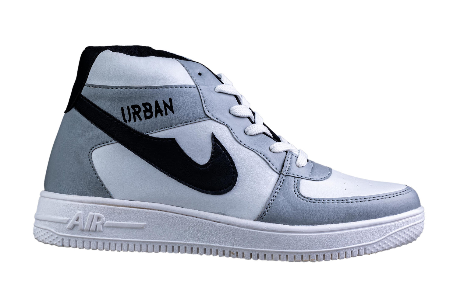 Urbanity Gents White / Grey  Canvas Shoe