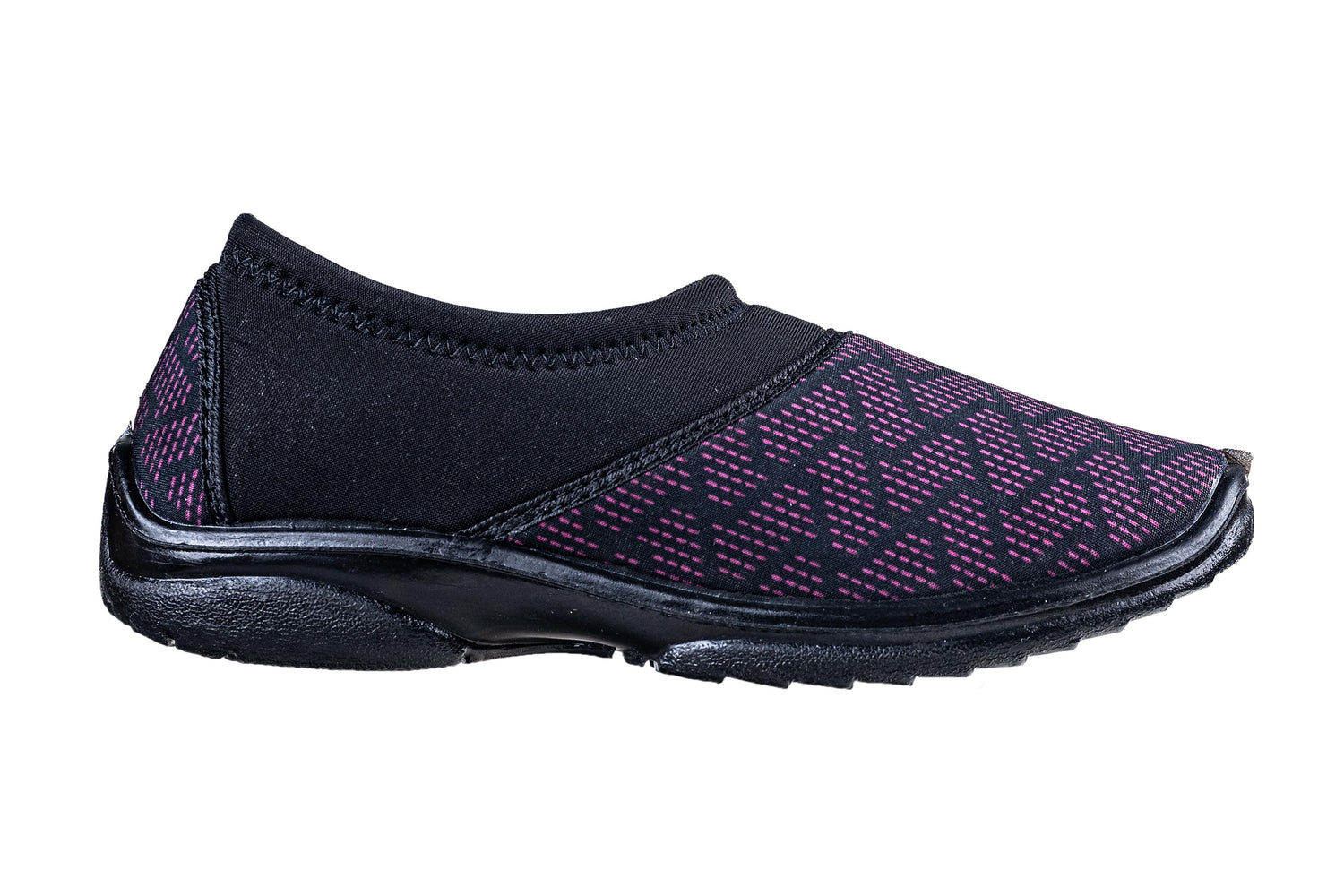Titas Ladies Pink / Black Canvas Shoe