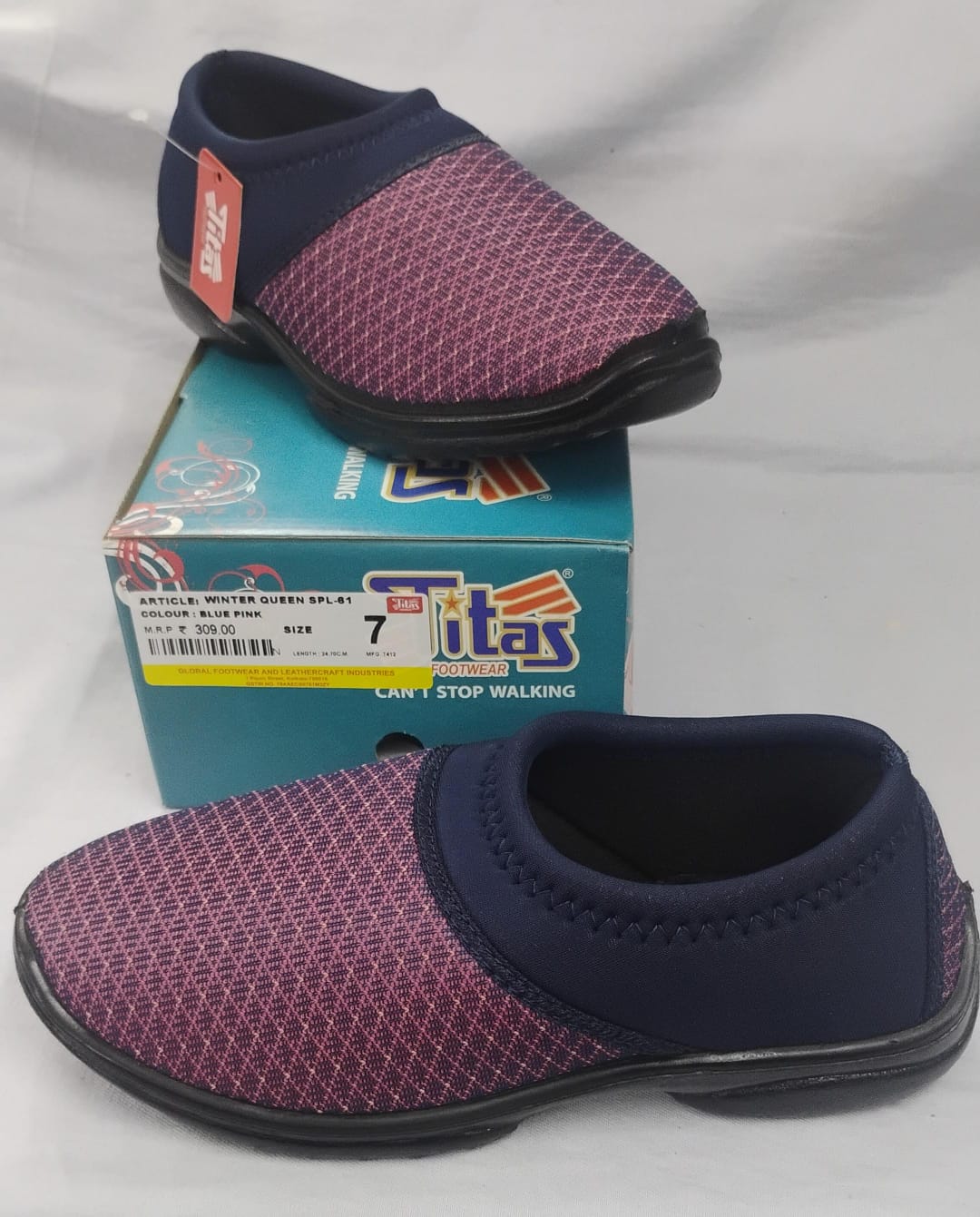 Winter Queen Spl-61 - Blue/Pink