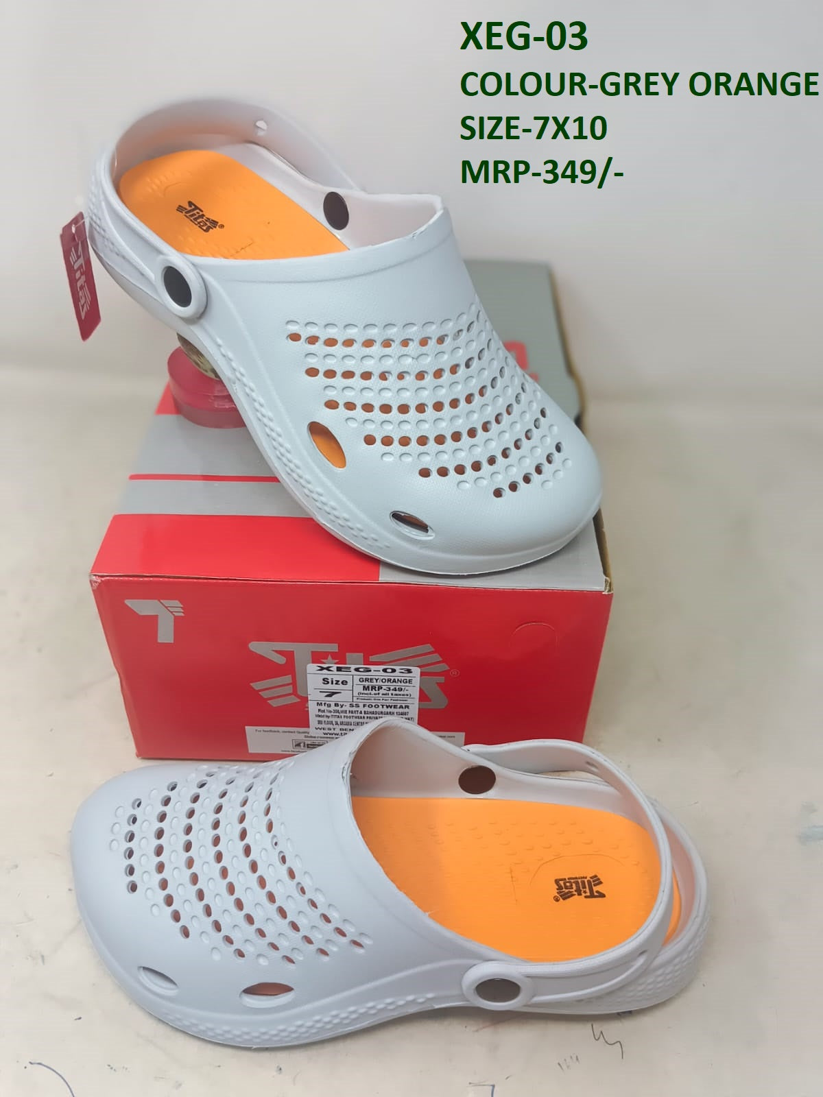 XEG-03 - Grey / Orange